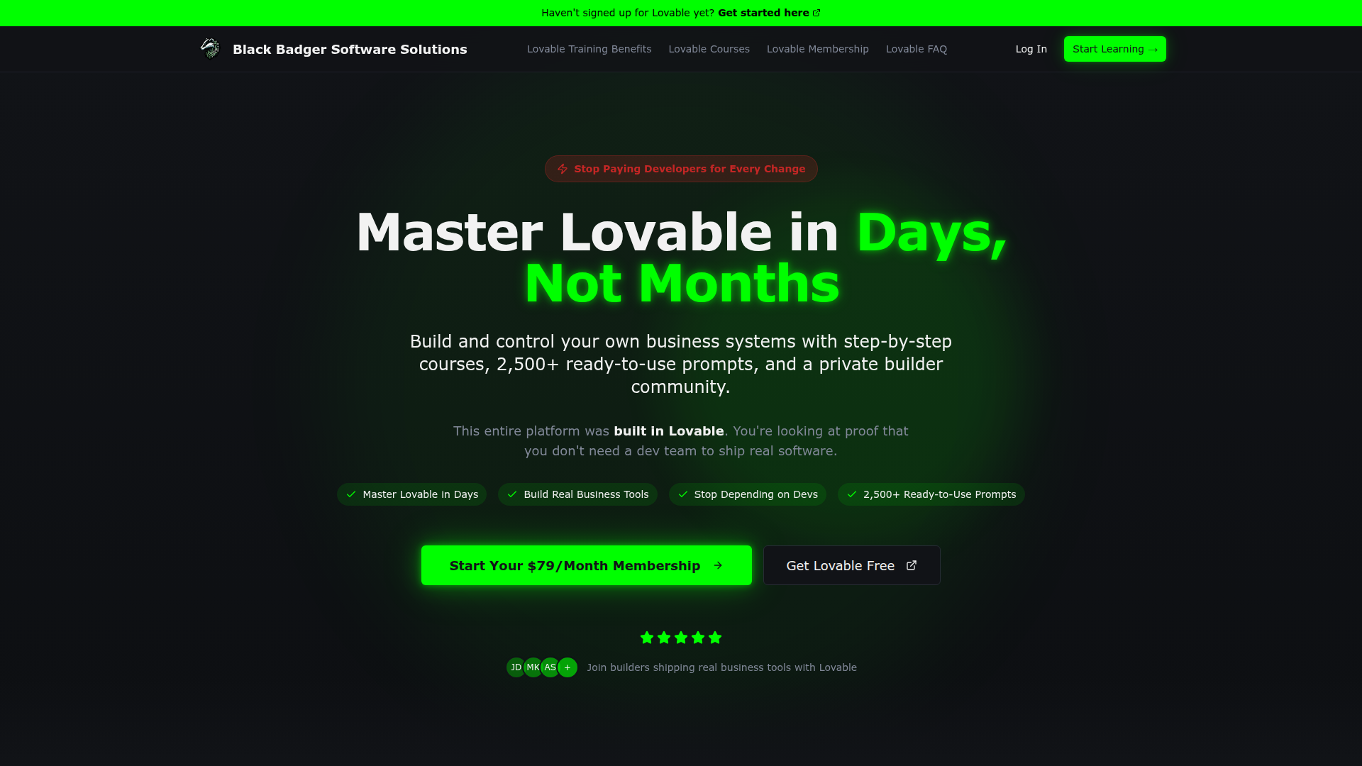 Lovable Training & Courses - Learn Lovable by Building Real Apps